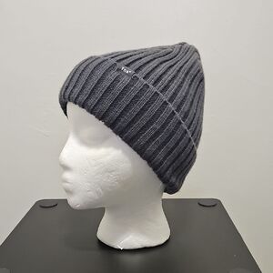 TNA Gray Ribbed Knit Beanie